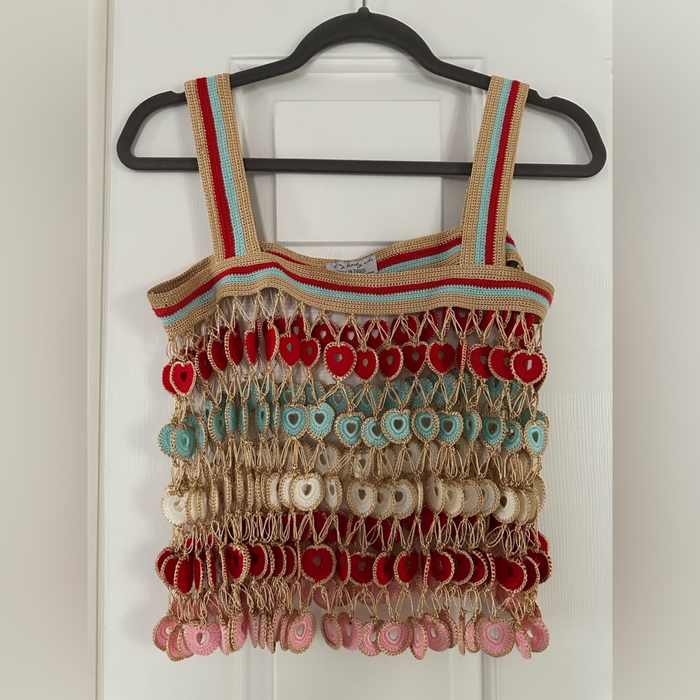 My Beachy Side Emily in Paris Heart Top